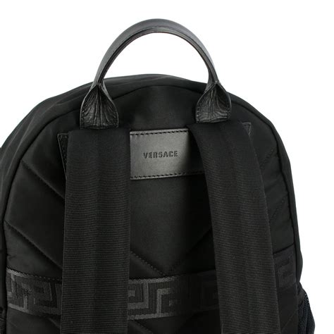 mens versace backpacks|Versace man bag sale.